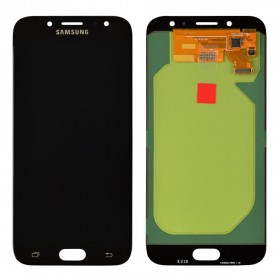 Дисплей для Samsung J730F, J730H, J730M/DS Galaxy J7 (2017) с тачскрином в сборе, УЦЕНКА,  цвет черный, оригинал замененное стекло, без рамки