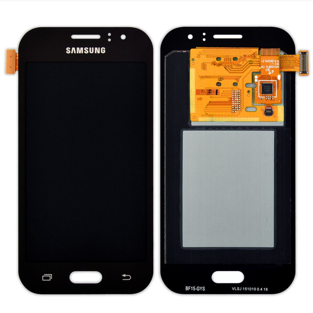 Дисплей Samsung J1 J110 з тачскрином у зборі, колір чорний, маленька мікросхема, оригінал фото 1