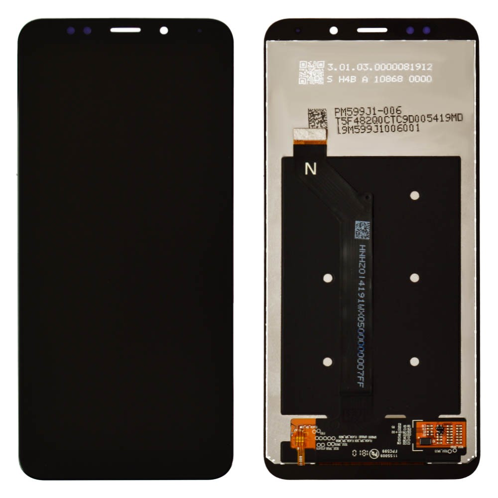 Дисплей для Xiaomi Redmi 5 Plus с тачскрином в сборе, цвет черный, оригинал фото 1