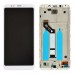 Дисплей для Xiaomi Redmi 5 Plus с тачскрином и рамкой в сборе, цвет белый, оригинал миниатюра 1
