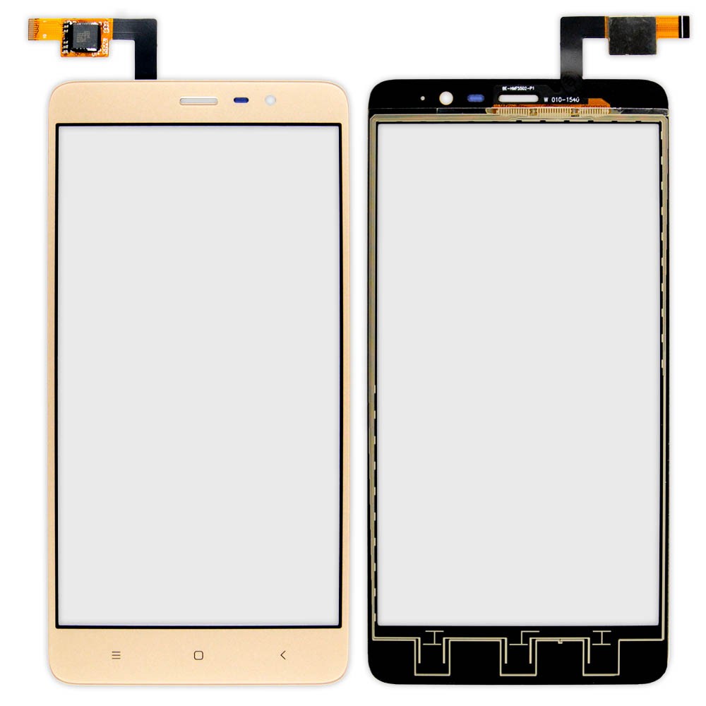Тачскрин Xiaomi Redmi NOTE 3/Note 3 Pro 147mm, колір золотий фото 1