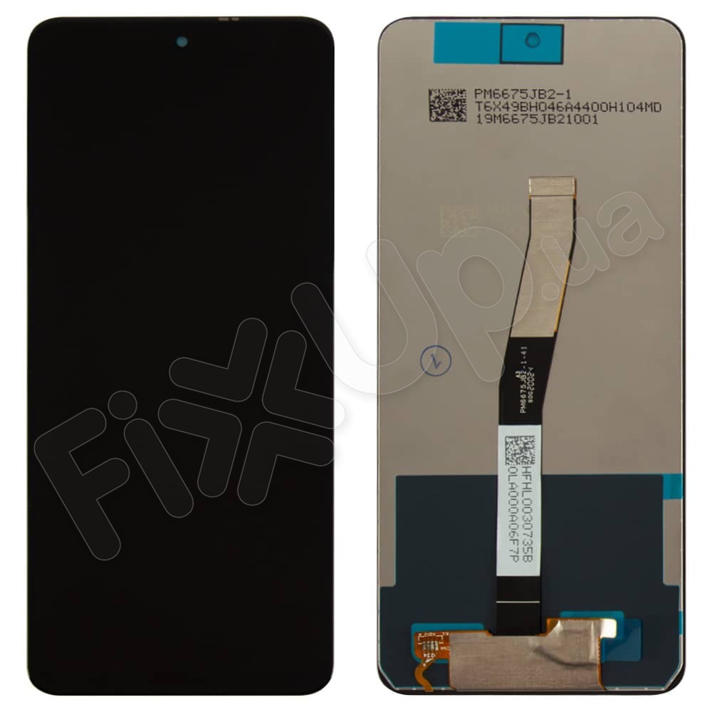 Дисплей для Xiaomi Redmi Note 9 Pro, Note 9S з тачскрином у зборі, колір чорний фото 1