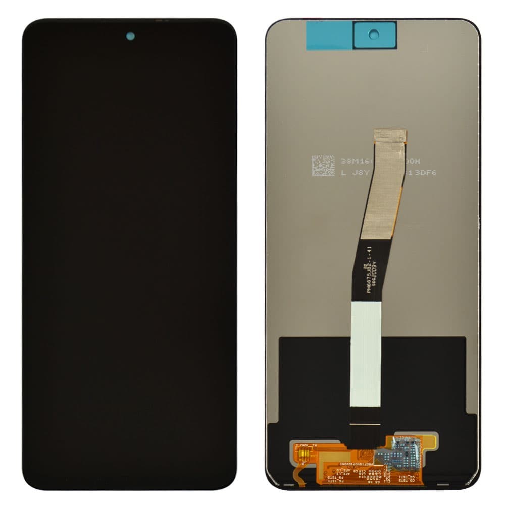 Дисплей для Xiaomi Redmi Note 9 Pro, Redmi Note 9S з тачскрином у зборі, колір чорний, оригинал Китай фото 1