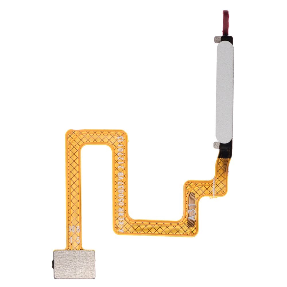 Шлейф для Samsung Galaxy A22 5G 2021 (A226), со сканером отпечатка (Touch ID), цвет белый фото 1