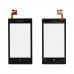 Тачскрин Nokia 520, 525 Lumia, цвет черный, с передней панелью, маленькая микросхема миниатюра 1