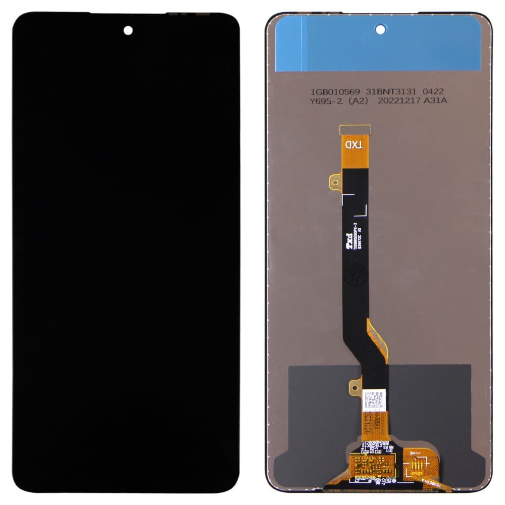 Дисплей для Tecno Pova 3 (LF7n), с тачскрином в сборе, цвет черный фото 1