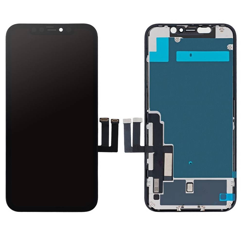 Дисплей для iPhone 11 (6.1) с тачскрином в сборе, цвет черный, Китай высокого качества, уценка фото 1