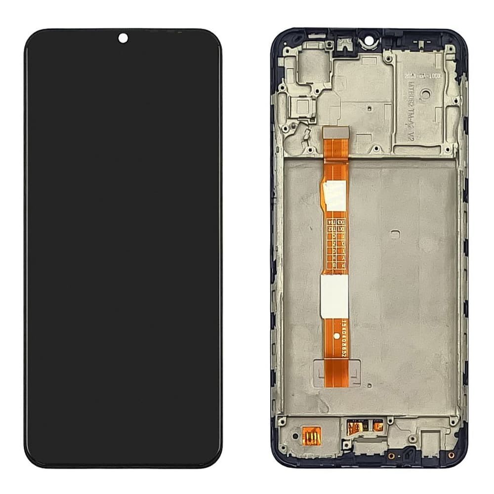 Дисплей для Vivo Y53S 4G, с тачскрином и рамкой в сборе, цвет черный фото 1