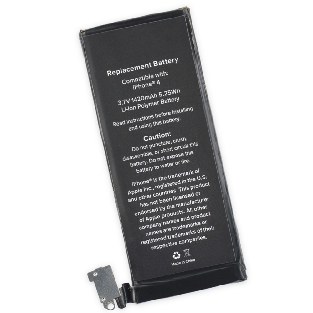 Акумулятор для iPhone 4, оригінал, ємність 1420 мАг фото 1