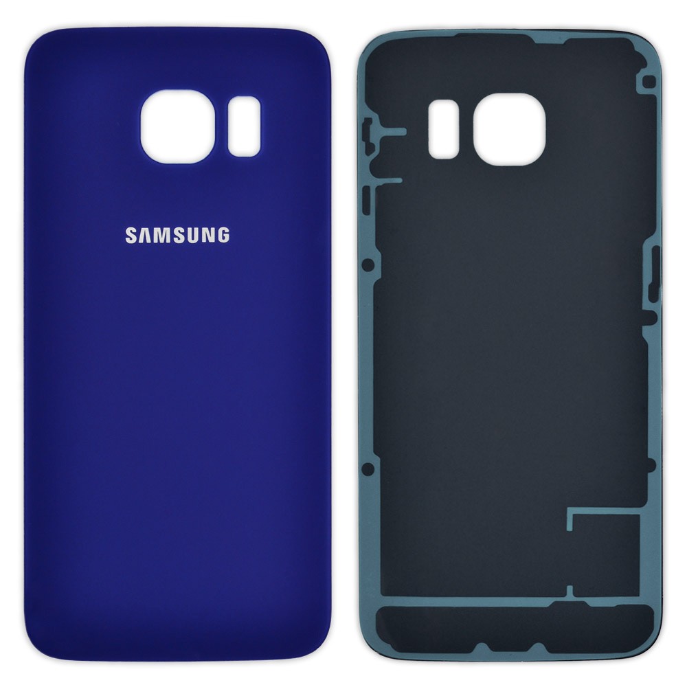 Задня кришка Samsung Galaxy S6 EDGE (G925F), колір синій фото 1