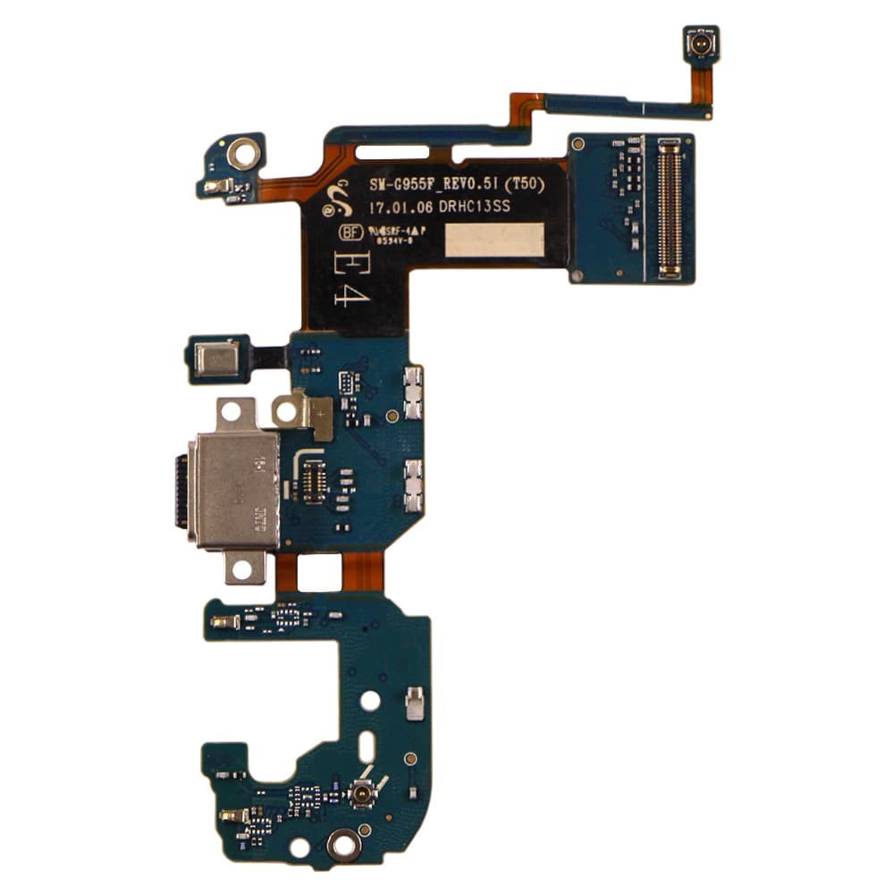 Роз'єм зарядки для Samsung G955 Galaxy S8 Plus, з нижньою платою фото 1