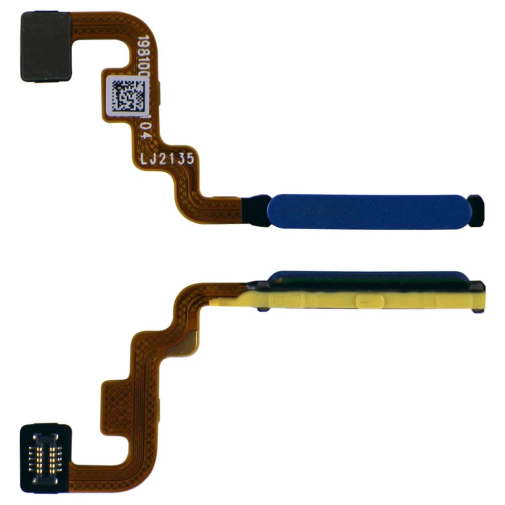 Шлейф для Xiaomi Redmi Note 11/ Note 11s/ Poco M4 Pro, с кнопкой включения и сканером отпечатка, цвет синий фото 1