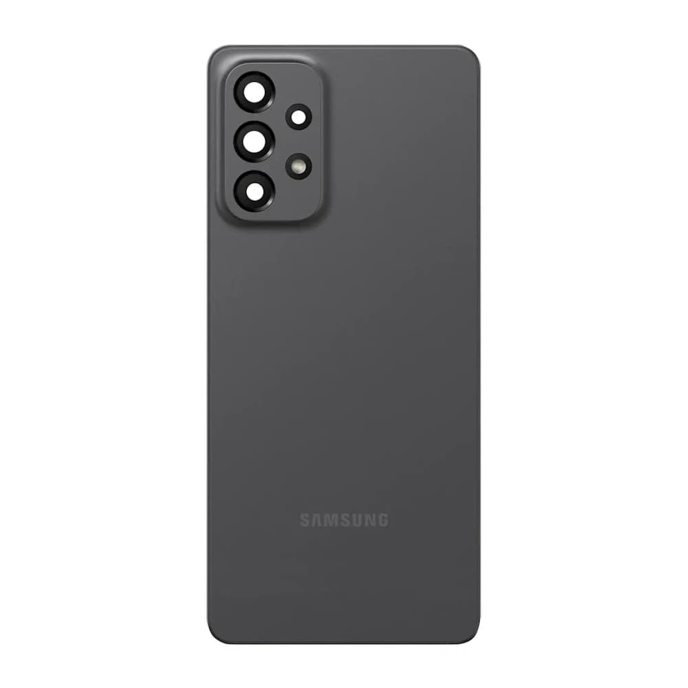 Задняя крышка для Samsung A736F Galaxy A73 2022, со стеклом камеры, цвет серый фото 1