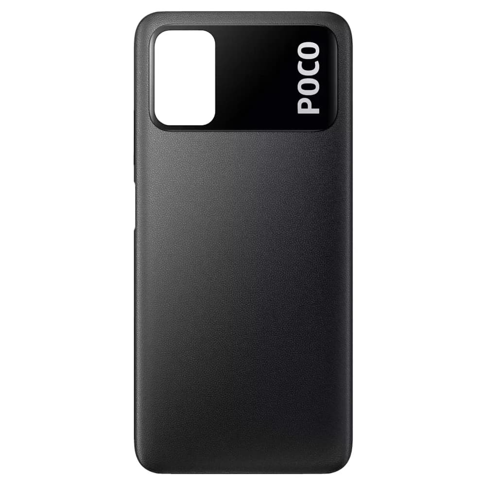 Задняя крышка для Xiaomi Poco M3, цвет черный фото 1