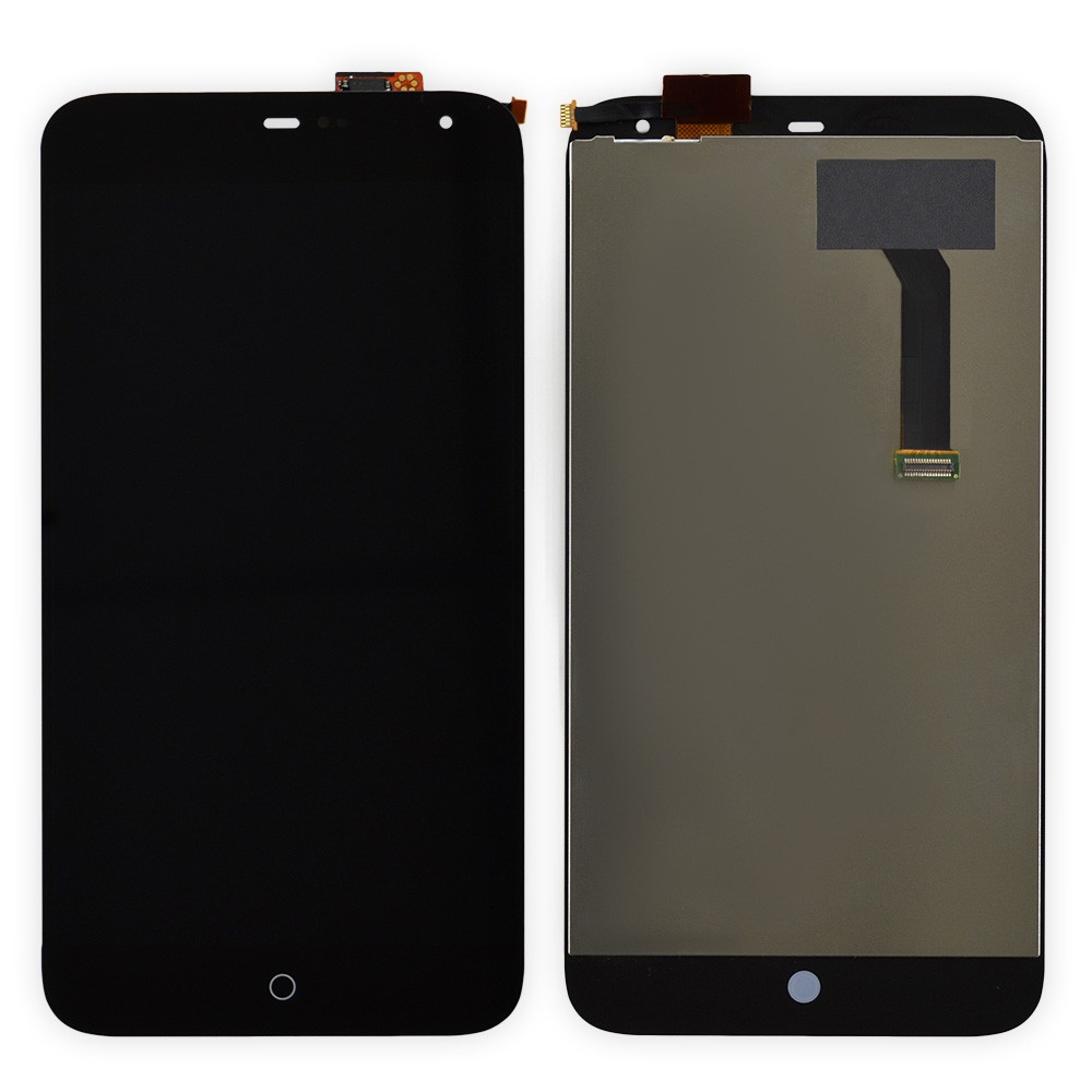 Дисплей Meizu MX3 з тачскрином у зборі, колір чорний, велика мікросхема, фото 1