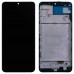 Дисплей для Samsung A225 Galaxy A22 2021 з тачскріном і рамкою в зборі, колір чорний, OLED Small LCD миниатюра 1
