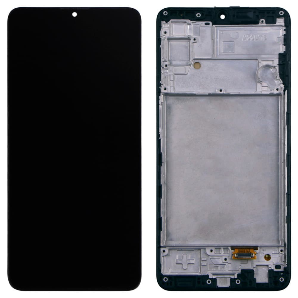 Дисплей для Samsung A225 Galaxy A22 2021 с тачскрином и рамкой в сборе, цвет черный, IPS (TFT) фото 1