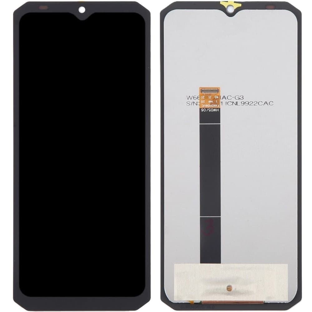 Дисплей для Hotwav Cyber 15, з тачскріном, чорний фото 1