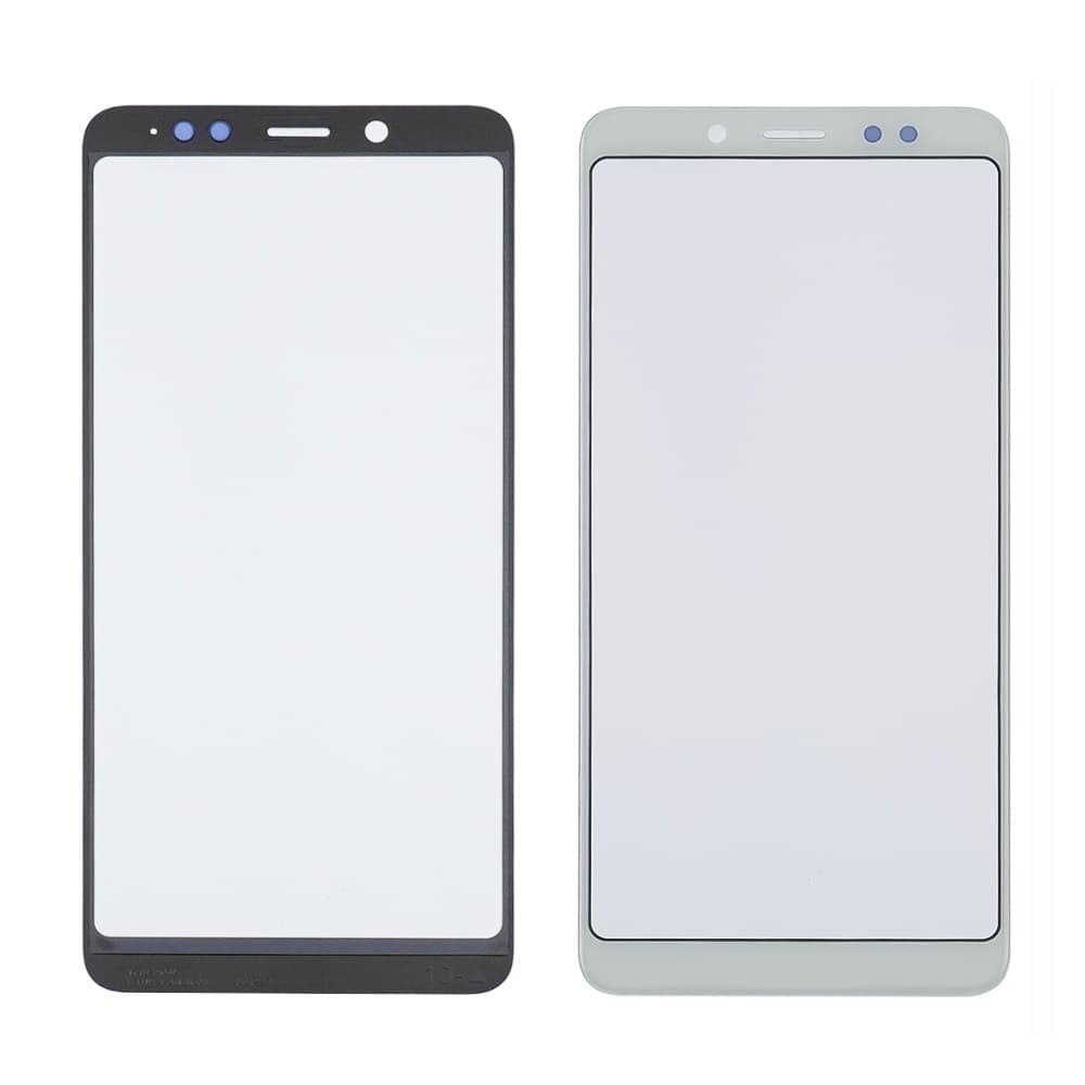 Скло корпусу для Xiaomi Redmi Note 5, Redmi Note 5 Pro + OCA, колір білий фото 1