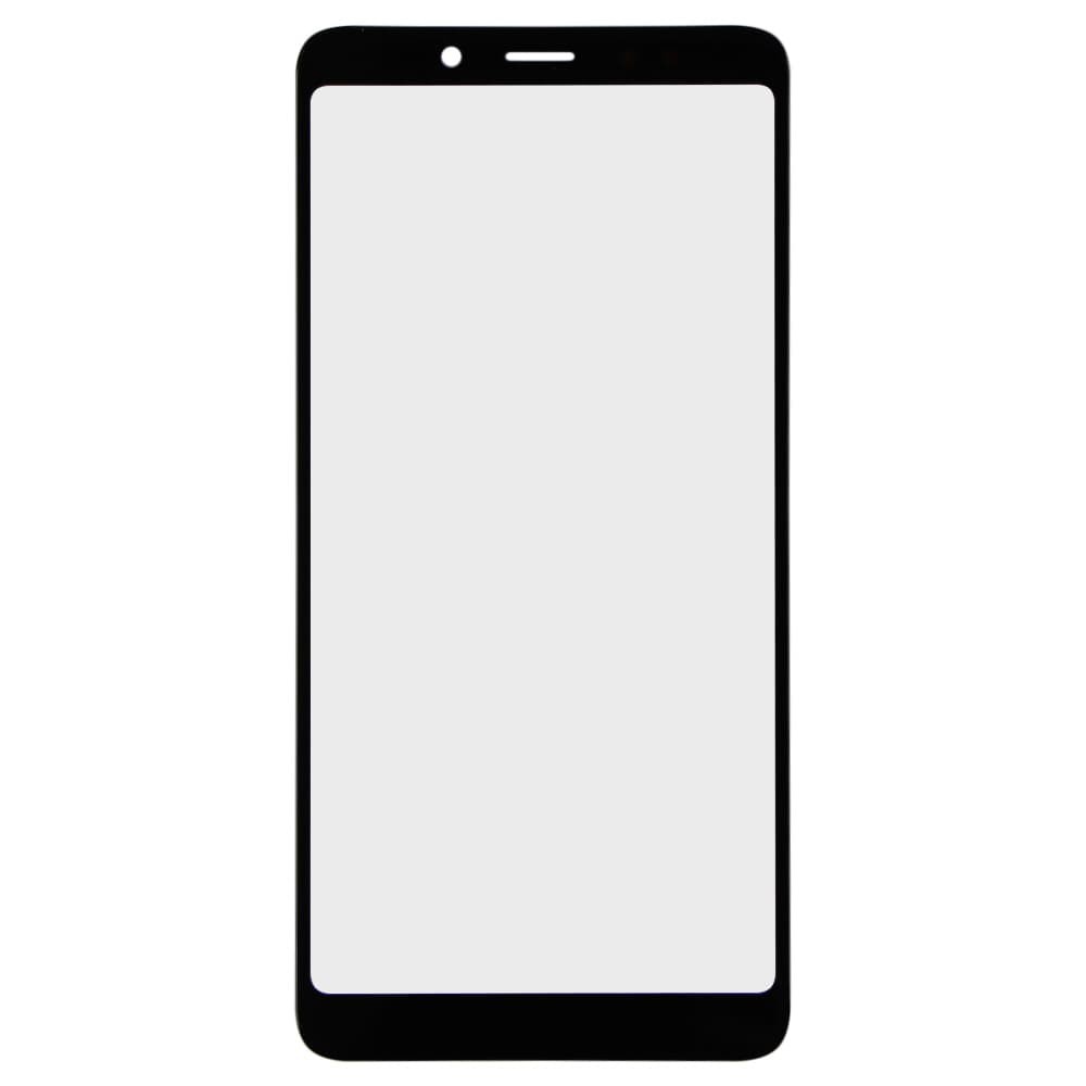 Скло корпусу для Xiaomi Redmi Note 5, Redmi Note 5 Pro + OCA, колір чорний фото 1