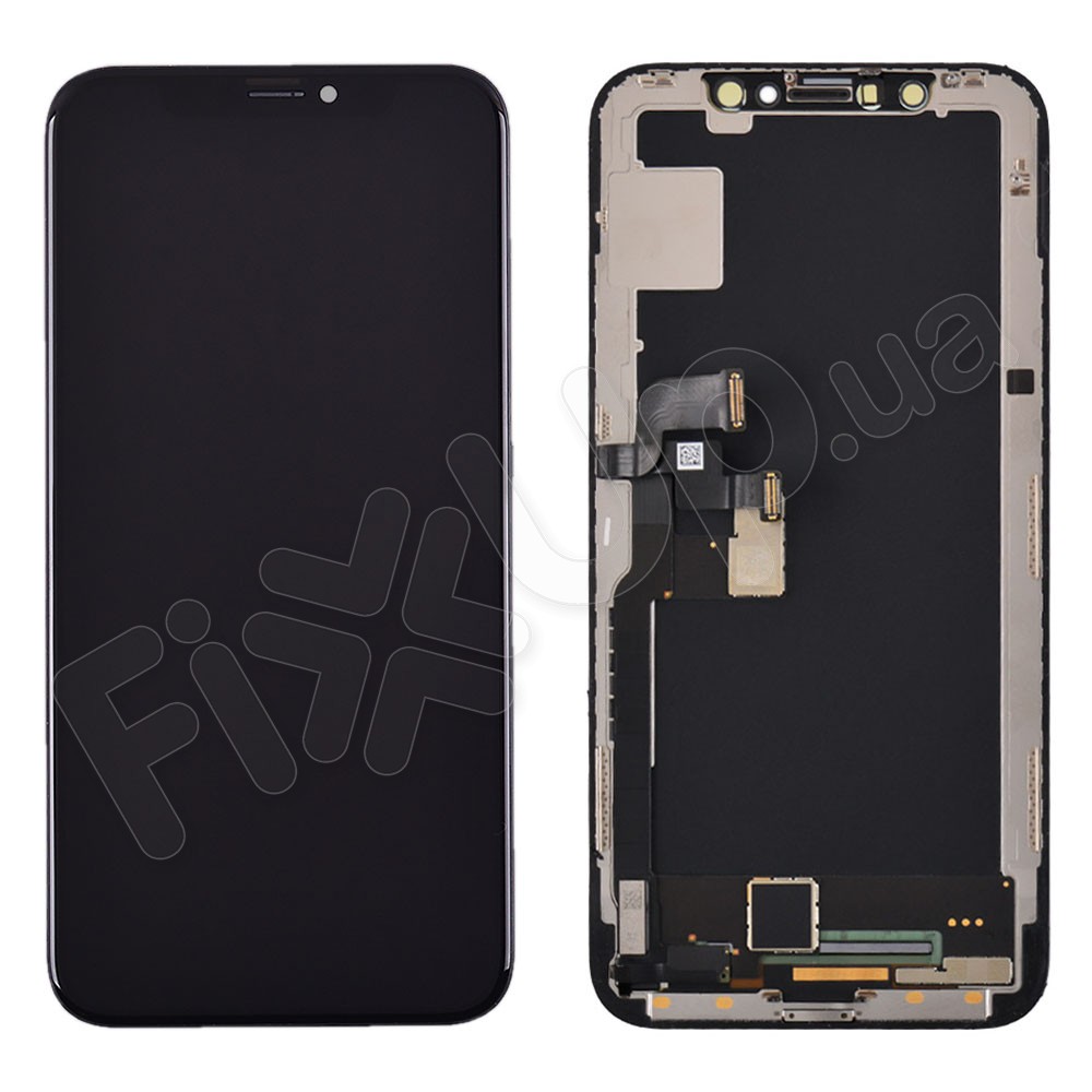 Дисплей для iPhone X (5.8) с тачскрином в сборе, цвет черный, original Change Glass фото 1