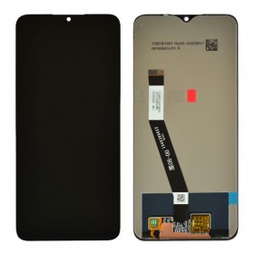 Дисплей для Xiaomi Redmi 9 с тачскрином в сборе, оригинал,  цвет черный, без рамки