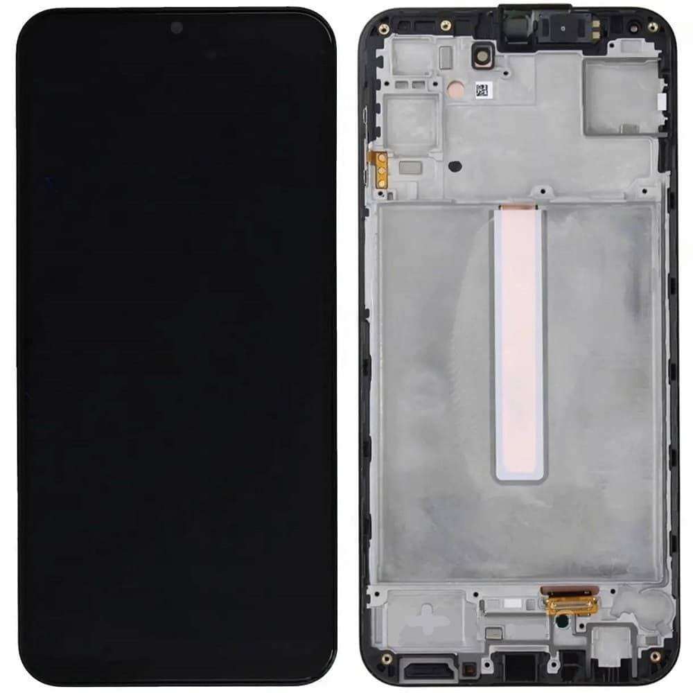 Дисплей для Samsung M346 Galaxy M34 5G, с тачскрином и рамкой, черный, IPS фото 1