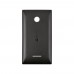 Задня кришка для Microsoft 435 Lumia Dual Sim/532 (RM-1069), колір чорний миниатюра 1