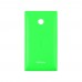 Задня кришка для Microsoft 435 Lumia Dual Sim/532 (RM-1069), колір зелений миниатюра 1
