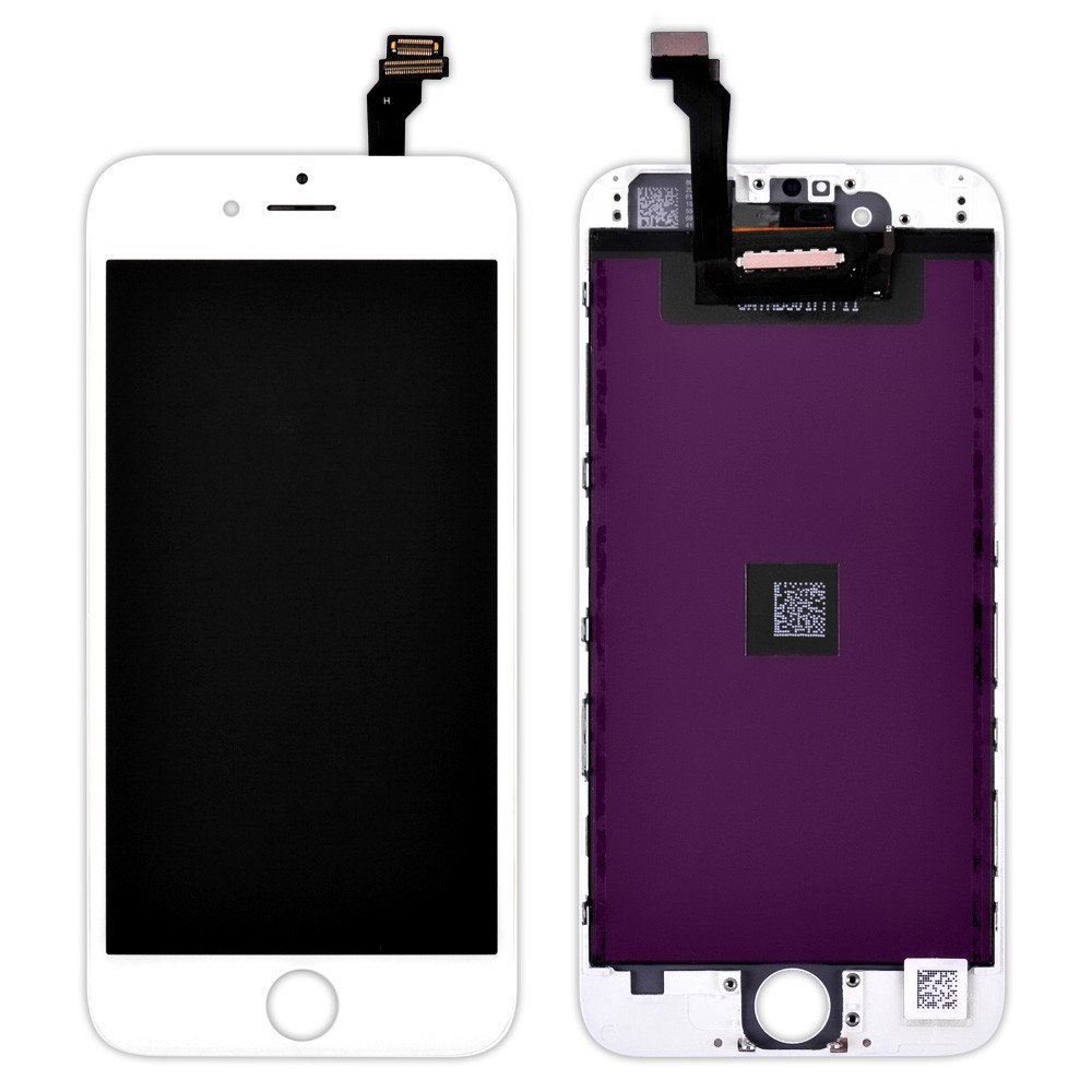 LCD iPhone 6 (4.7) + Touchscreen (white) high China фото 1 Дисплей iPhone 6 (4.7) с тачскрином в сборе, цвет белый, Китай высокого качества фото 1