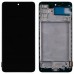 Дисплей для Samsung M515F/DS Galaxy M51 2020 з тачскріном і рамкою, чорний, OLED small LCD, уцінка миниатюра 1