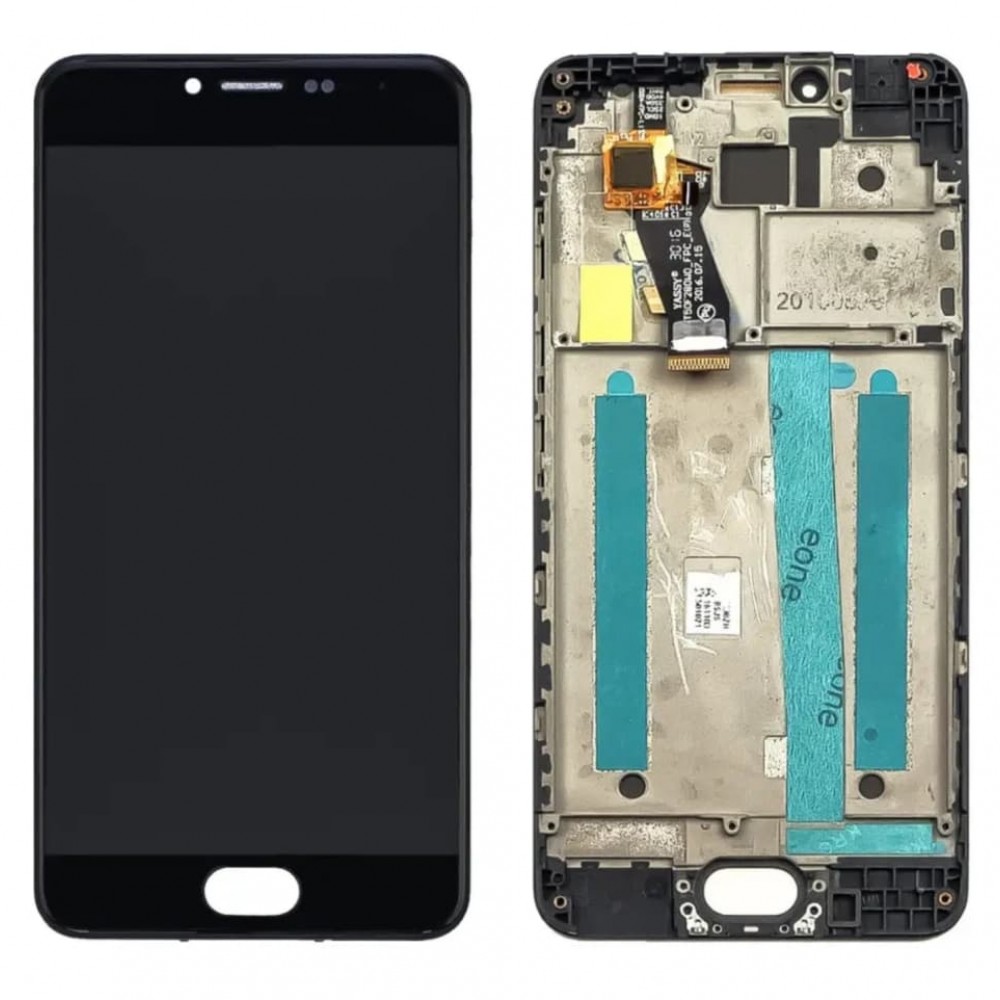 Дисплей Meizu M3, M3 mini з тачскріном і рамкою (M688H), чорний фото 1