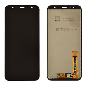 Дисплей для Samsung J610F/DS Galaxy J6+/J415F Galaxy J4+ (2018) с тачскрином в сборе, оригинал замененное стекло,  цвет черный, без рамки