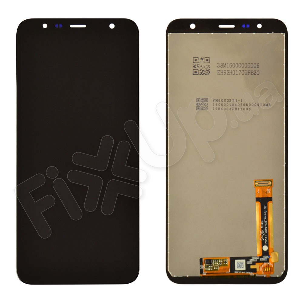 Дисплей Samsung J610F/DS Galaxy J6 Plus, J415F Galaxy J4 Plus (2018) з тачскрином у зборі, колір чорний, Original Change Glass, уцінка фото 1