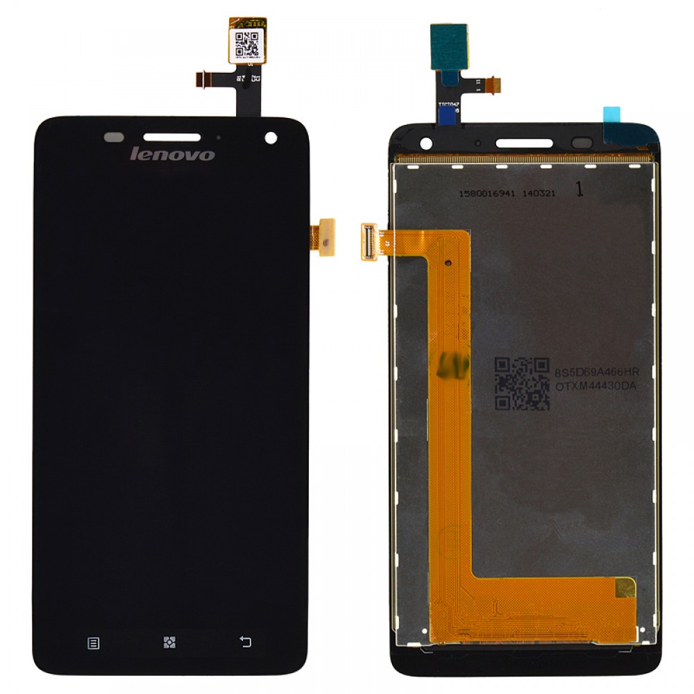 Дисплей із тачскрином Lenovo S660/S668T, чорний фото 1