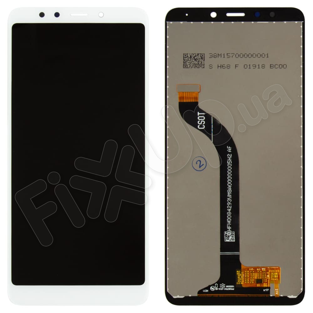 Дисплей для Xiaomi Redmi 5 з тачскрином у зборі, колір білий, оригінал із заміненим склом, уцінка фото 1