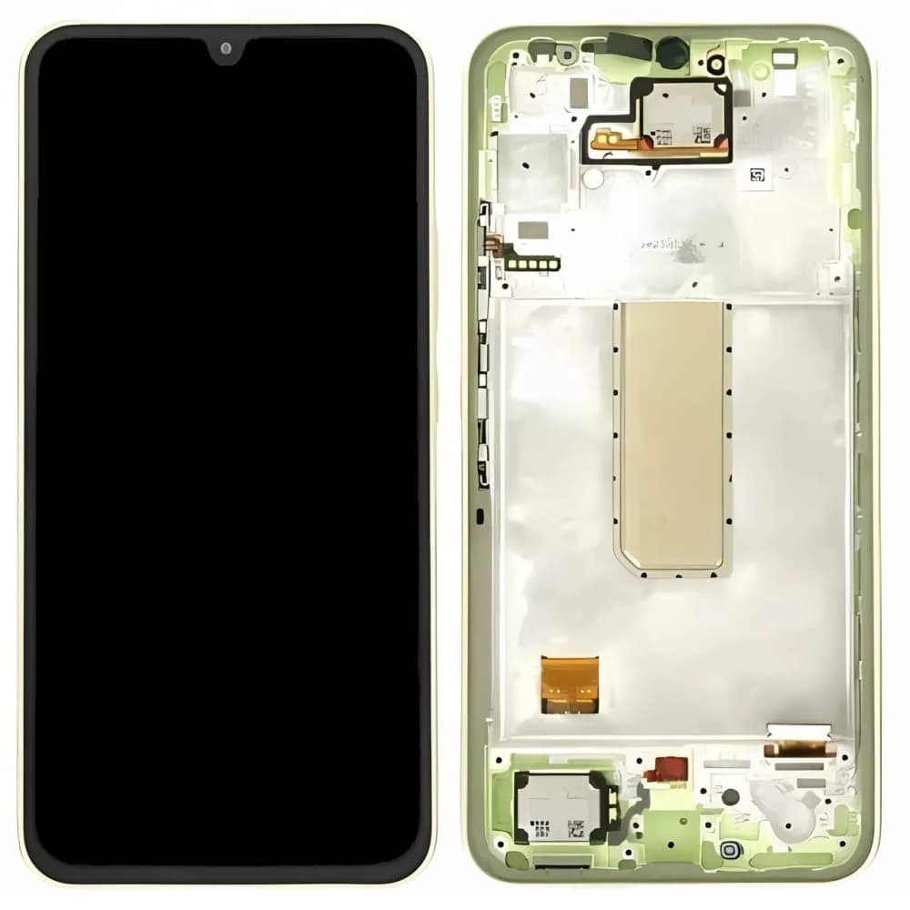 Дисплей для Samsung A346 Galaxy A34 2023 (GH82-31200C), с тачскрином и рамкой, зеленый, сервисный оригинал фото 1