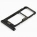 Держатель сим карты для Huawei P Smart Plus, цвет черный миниатюра 1
