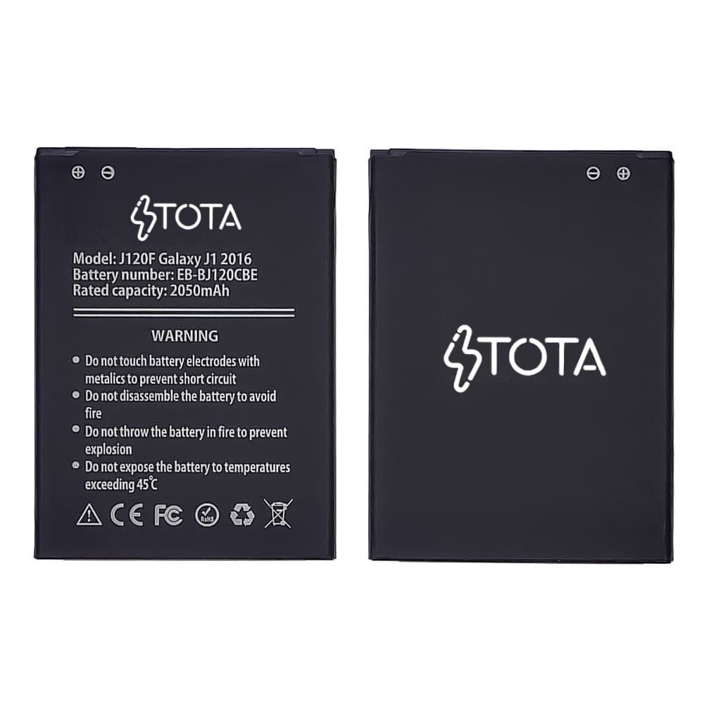 Аккумулятор EB-BJ120CBE для Samsung J120H, J120F, TOTA, 2050mAh фото 1