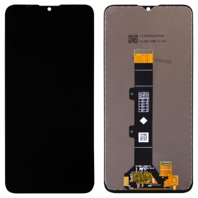 Дисплей для Motorola XT2155 Moto E20, с тачскрином в сборе, китай,  цвет черный, без рамки