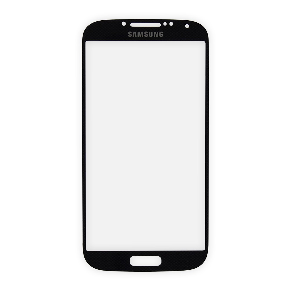 Скло для Samsung i9500, 9505, колір чорний фото 1