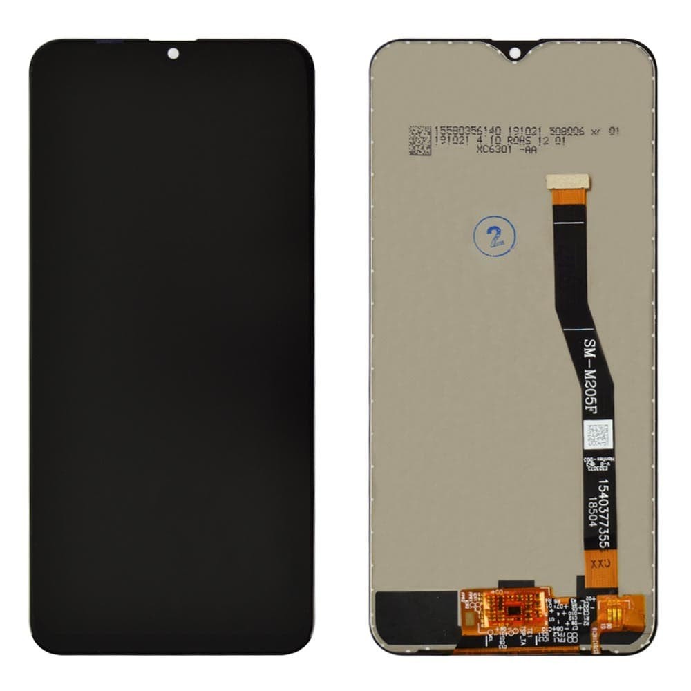 Дисплей для Samsung M205F /DS Galaxy M20 2019 з тачскріном, чорний, сервісний оригінал фото 1