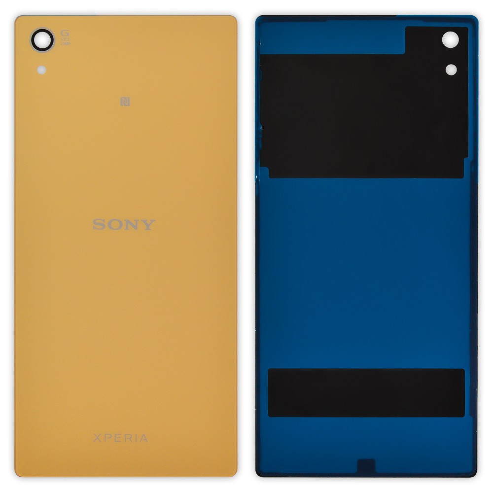 Задня кришка Sony E6833, E6853, E6883 Xperia Z5 Plus Dual Sim, колір золотий фото 1