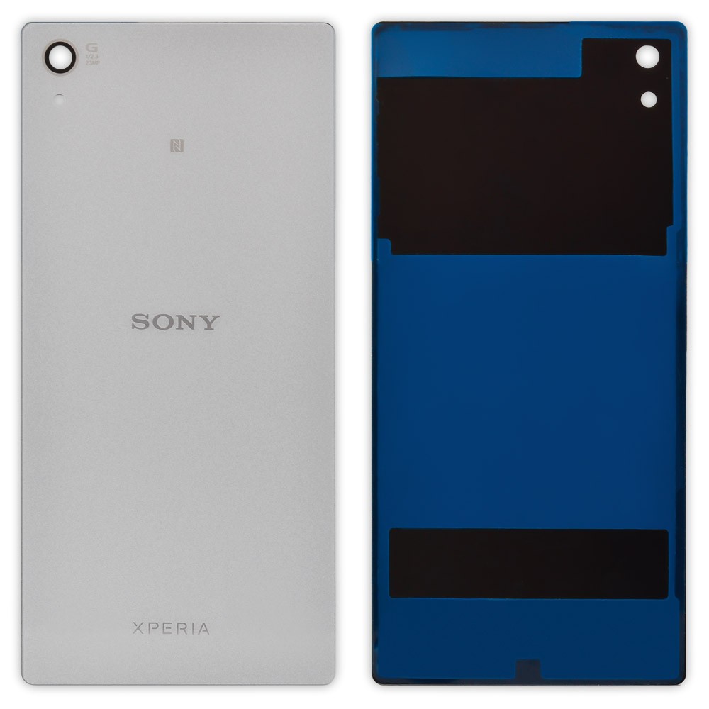 Задня кришка Sony E6833, E6853, E6883 Xperia Z5 Plus Dual Sim, колір срібло фото 1