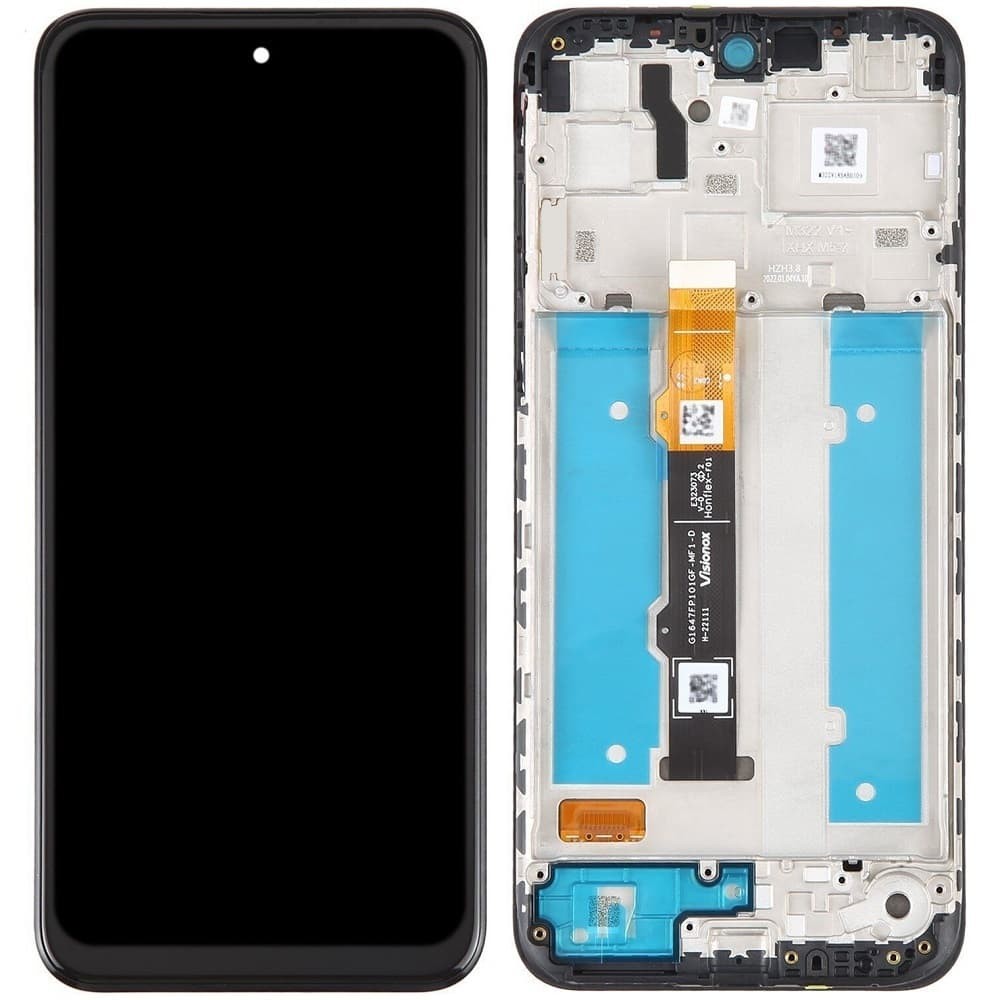 Дисплей для Motorola XT2173 Moto G31/ XT2167 Moto G41, з тачскріном і рамкою, чорний, OLED фото 1