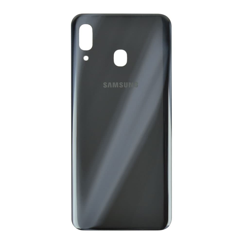Задняя крышка для Samsung A305 Galaxy A30 2019, цвет черный, оригинал фото 1