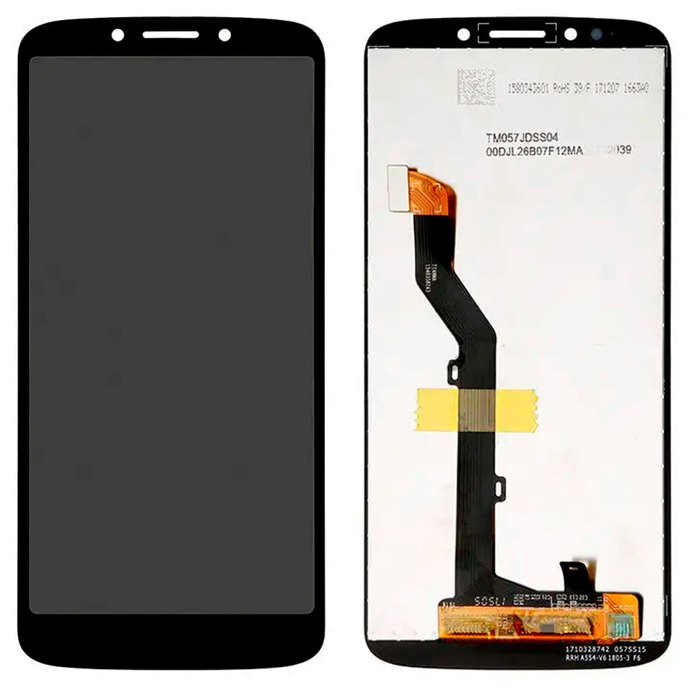Дисплей для Motorola XT1922 Moto G6 Play с тачскрином в сборе, цвет черный фото 1