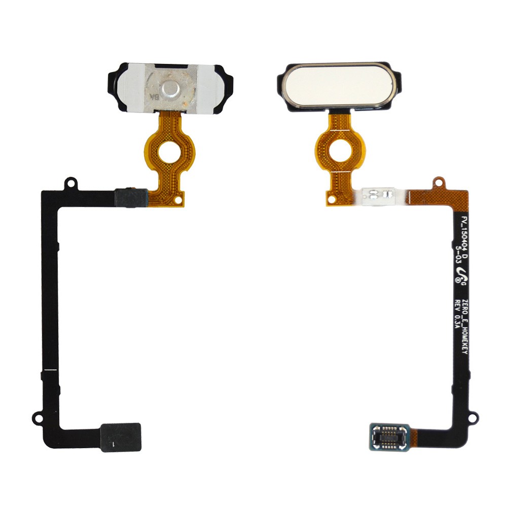 Кнопка Home для Samsung Galaxy S6 EDGE G925F зі шлейфом, колір білий фото 1