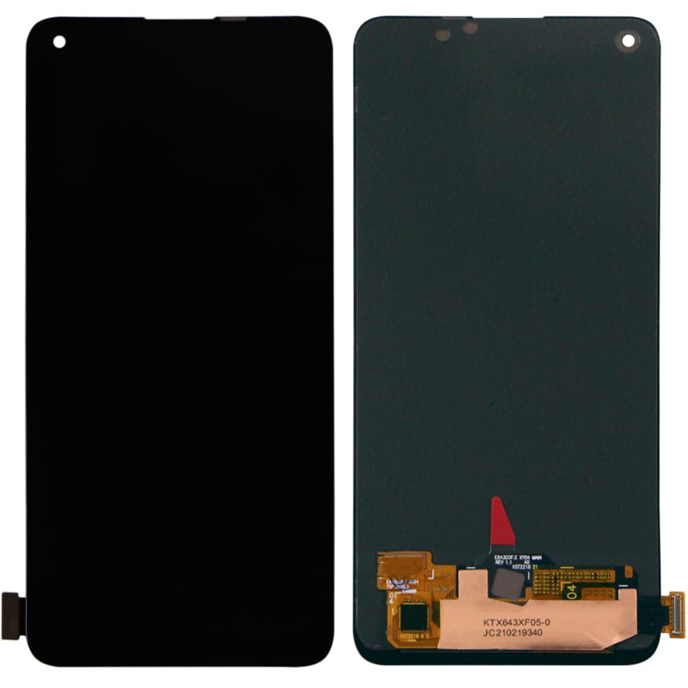 Дисплей для Realme 7 Pro/Realme 8/8 Pro, 156,5 мм з тачскріном в зборі, колір чорний, OLED, уцінка фото 1