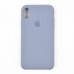 Силіконовий чохол для iPhone Xr (6.1), колір grey blue миниатюра 1